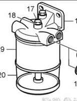 Volvo pre filter CAV Filter Lucas 7111-296
