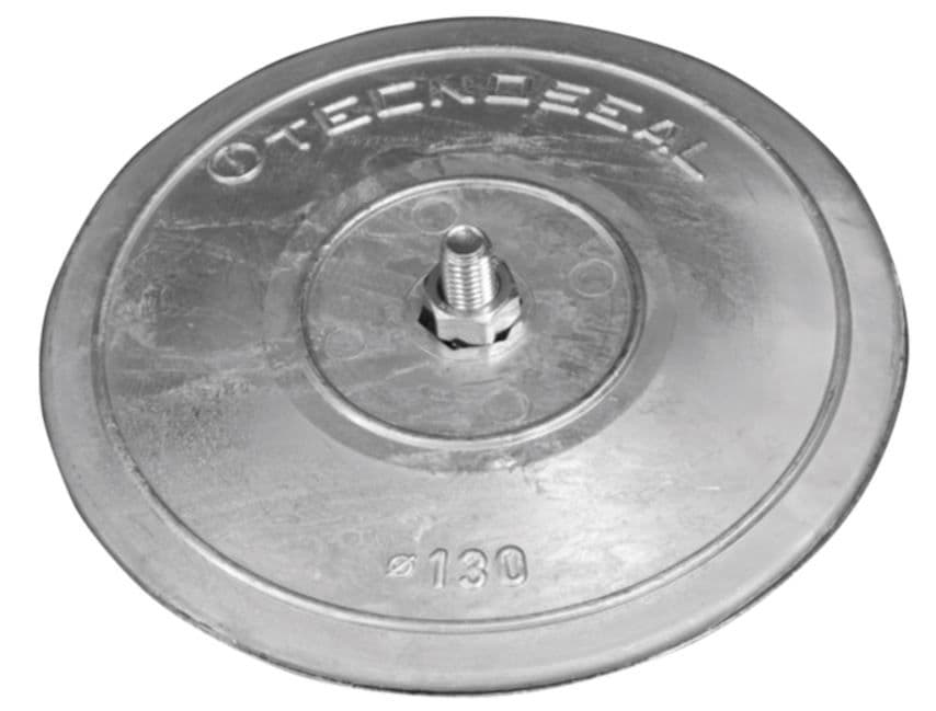 Pair of Trim Tab Rudder Disc anodes 130mm 1 03Kg