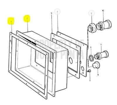 Panel Box 862065 for instrument panel 3587075