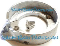 Rope Cutter Saildrive Split Ring Anode Volvo Penta 120, MS25 Saildrives with Ambassador Rope Cutters