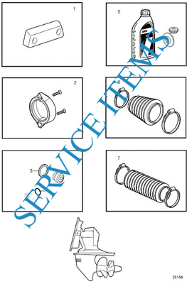 SERVICE SPARES - DP290  and 280