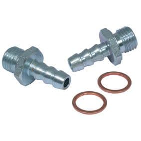 straight fuel connection kit 8mm and 10mm M14 thread