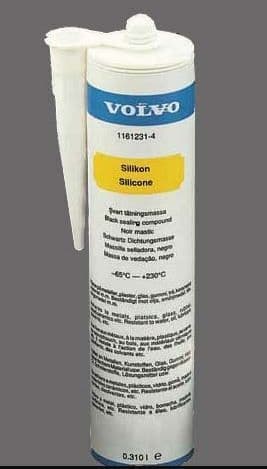 Volvo Penta 1161231 Black Silicone Adhesive