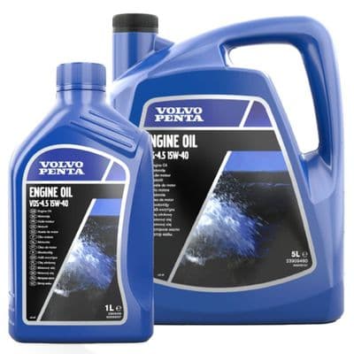 Volvo Penta Engine Oil VDS3 and VDS4.5 15W40 26004432, 26004434, 26004435
