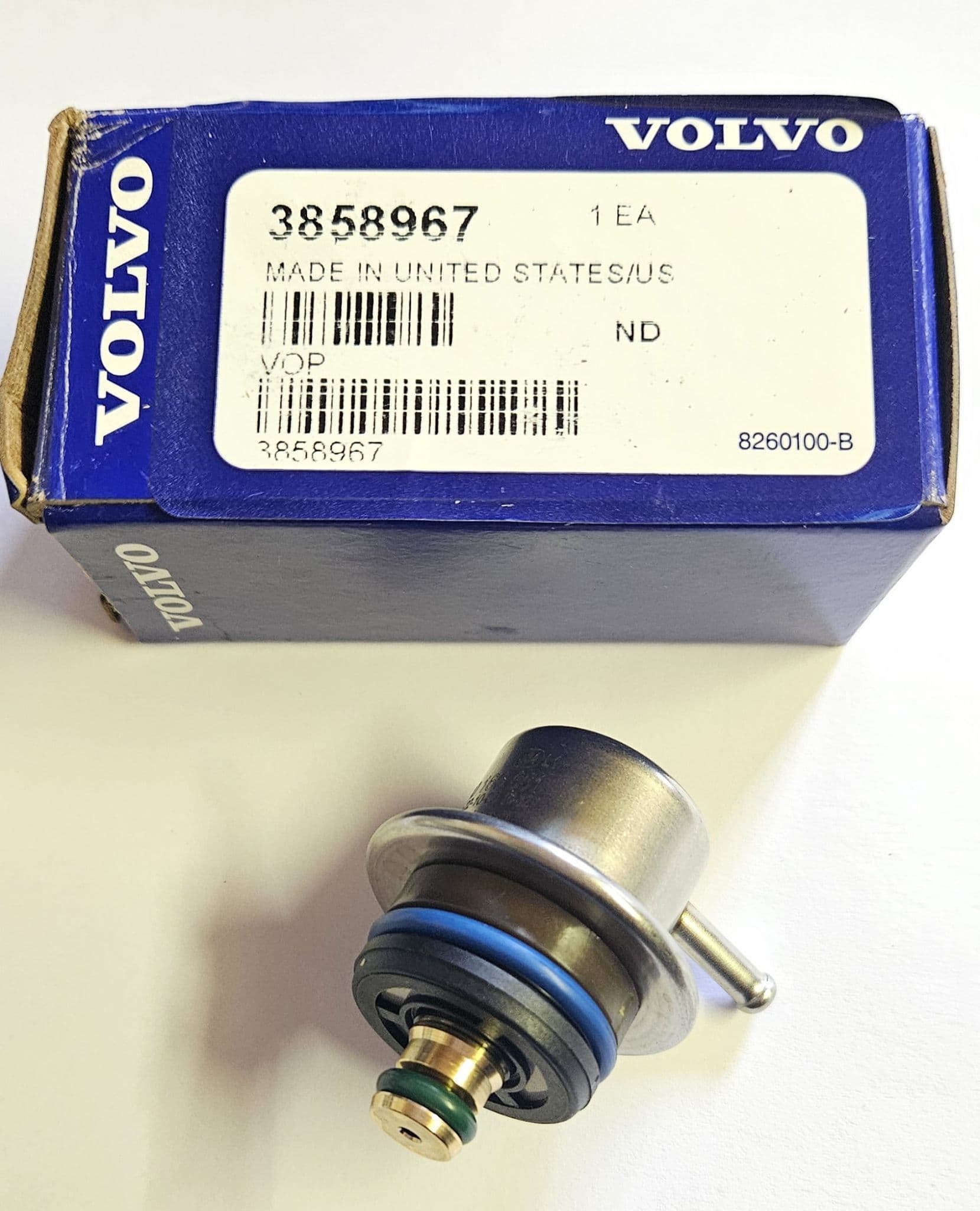 Volvo Penta Fuel Pressure Regulator Govenor 3858967