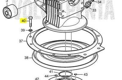 Volvo Penta Hex Socket Screw 946541 for clamping ring
