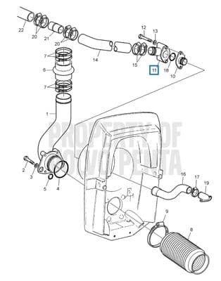 Volvo Penta Hose Connection 872338