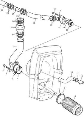 Volvo Penta Hose Kit 876632