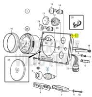 Volvo Penta Instrument Panel Standard, Start Button 872798