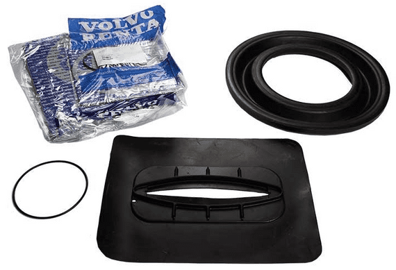 Volvo Penta Rubber Diaphragm Seal COMPLETE kit 21389074 for 110S 120S 130S 150S and MS25S Saildrive.