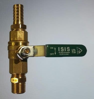 Volvo Penta Saildrive Seacock ball valve  Bronze, DZR, stainless