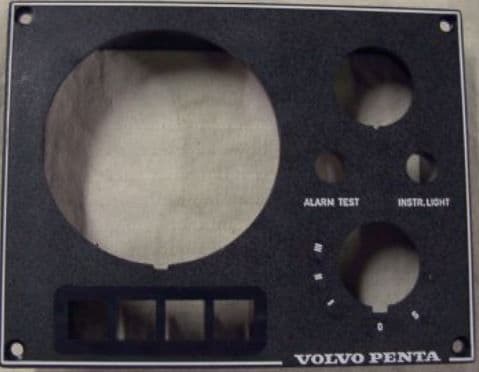 Volvo Penta Standard Instrument Panel  with Key switch mounting 860183