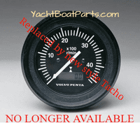 Volvo Penta Tachometer 23715875 was 873992, and 23715874 was 873998 - replaces VP873688 VP873660