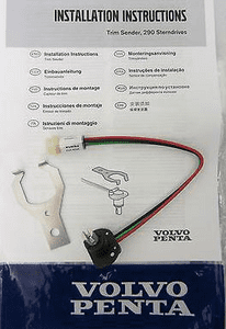 Volvo Penta Trim Sensor Kit 22314183 replaces 873531 and 828726