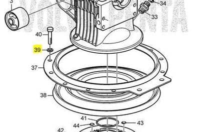 Volvo Penta Washer 941670 for clamping ring