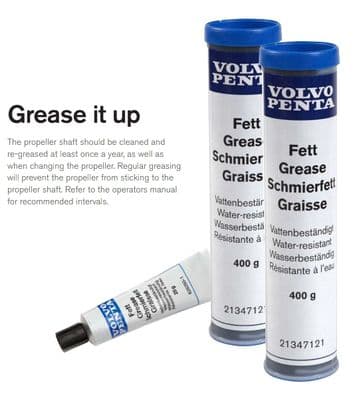 Volvo Penta Waterproof Grease, Saltwater 828250 -25g , 21347121, 22618330  400g