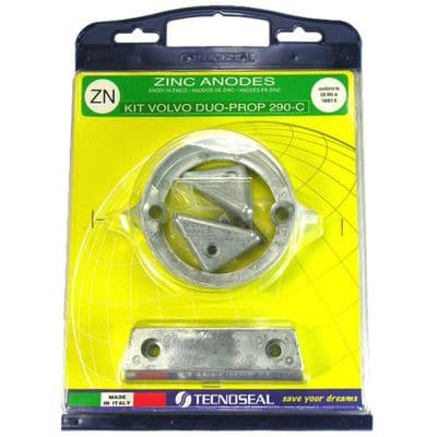Zinc Volvo Duo-Prop 290 Anode Kit