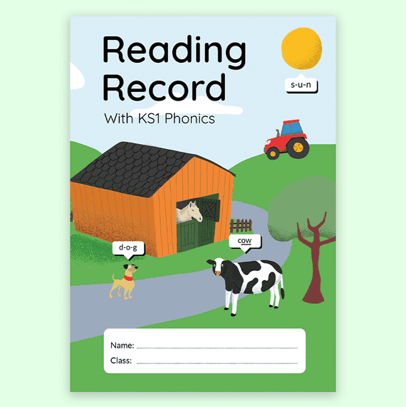 KS1 Reading Record with Phonics