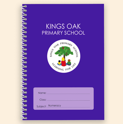 Primary School Maths Exercise Book – A4