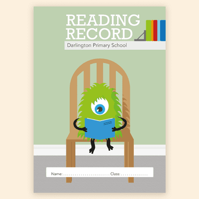 Primary School Reading Record – Personalised Monster – RRB03