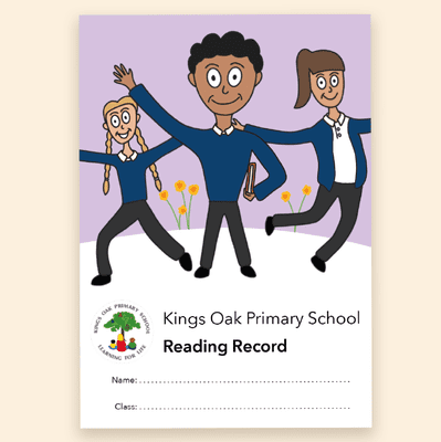 Primary School Reading Record – Personalised Uniform – RRB04