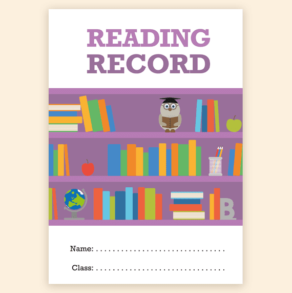 Primary School Reading Record – Standard Owl – RRS05