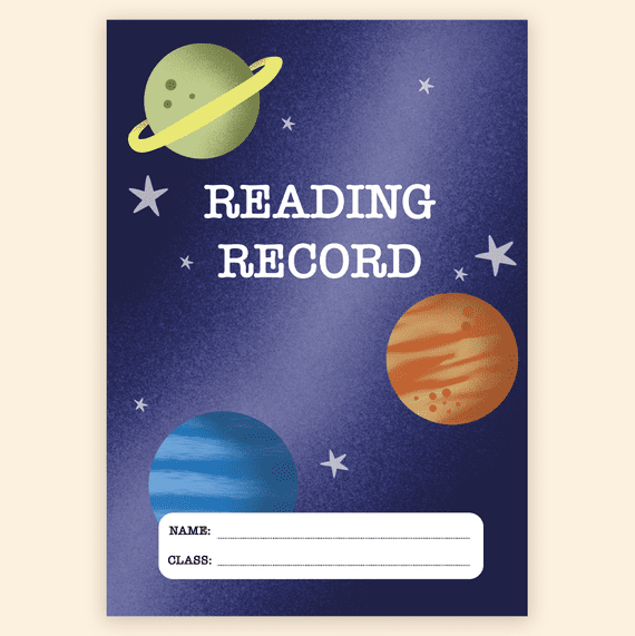 Primary School Reading Record – Standard Space – RRS10