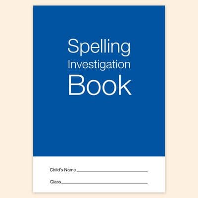 Primary School Spelling Investigation Book – Standard – SIB02