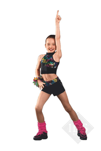 Flame Hot Pants and Top