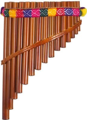 Atlas Peruvian 15 Note Panpipes - Bamboo