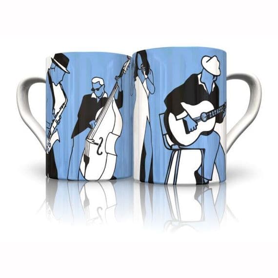 Blues Bone China Mug