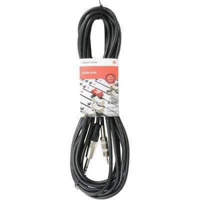 Chord 3.5mm Stereo Jack to 6.3mm Stereo Jack Lead 1.5m
