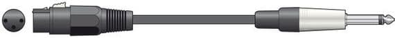 CLASSIC XLRF to 6.3mm MONO JACK LEADS (12m)