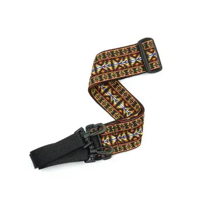 D'Addario 20N01BJ Hootenanny Banjo Strap (Yellow/Brown)