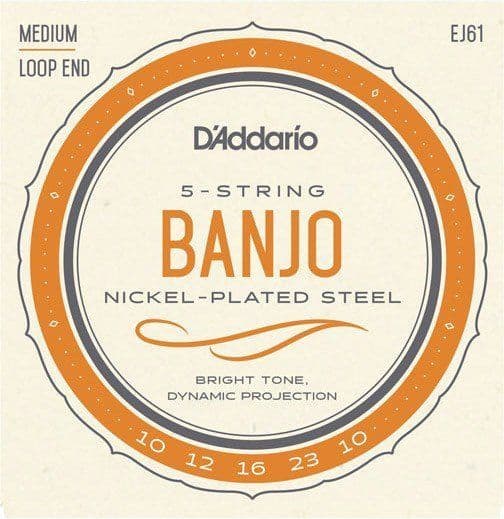 D'Addario EJ61 5 String Banjo Strings