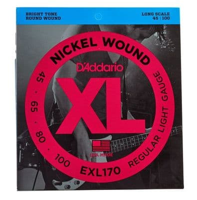 D'Addario EXL170 Electric Bass Strings (45-100)