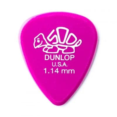 Dunlop Delrin 1.14mm Picks (Pack of 12)