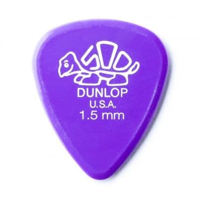Dunlop Delrin 1.5mm Picks(Pack of 12)