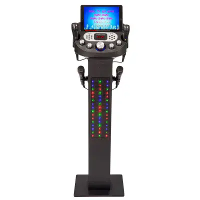 Easy Karaoke Smart Bluetooth® Karaoke System + 4 Wired Microphones  Easy Karaoke Smart Bluetooth® Ka