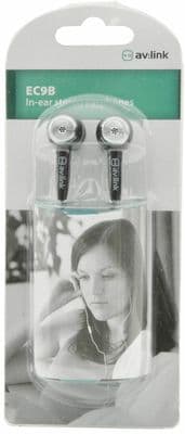 EC9W In-ear Stereo Earphones, White