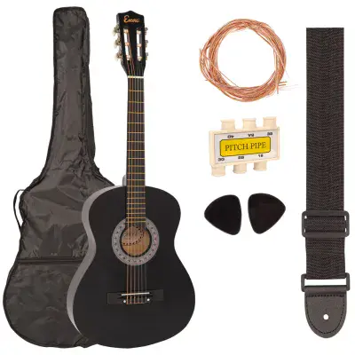 Encore 3/4 Classical Guitar Package - Black