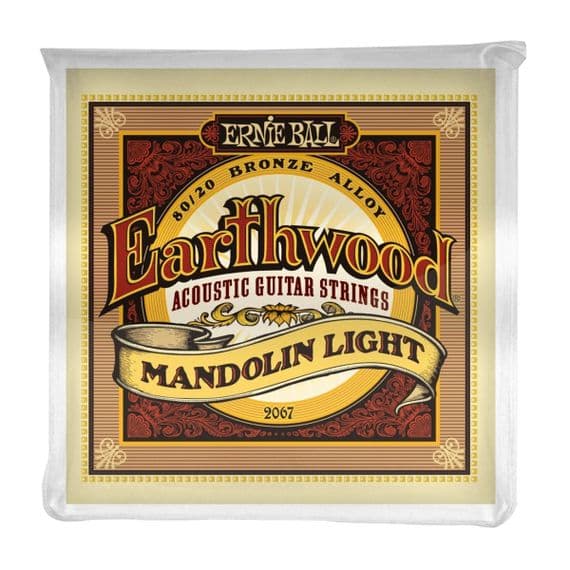 Ernie Ball 2067 Earthwood Mandolin Strings, Light