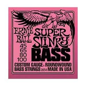 Ernie Ball 2834 Electric Bass Super Slinky 45-100