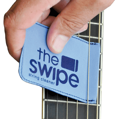 Ernie Ball 'The Swipe' String Cleaner, Blue