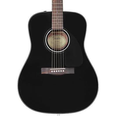 Fender CD60 V3 Acoustic Guitar (Black)