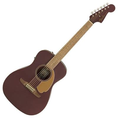 Fender Malibu Player, Burgundy Satin, Electro-Acoustic Guitar