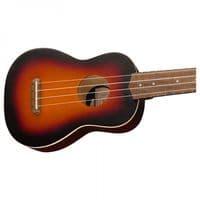 Fender Venice Soprano Ukulele, 2-Tone Sunburst