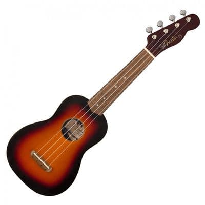 Fender Venice Soprano Ukulele, 2-Tone Sunburst