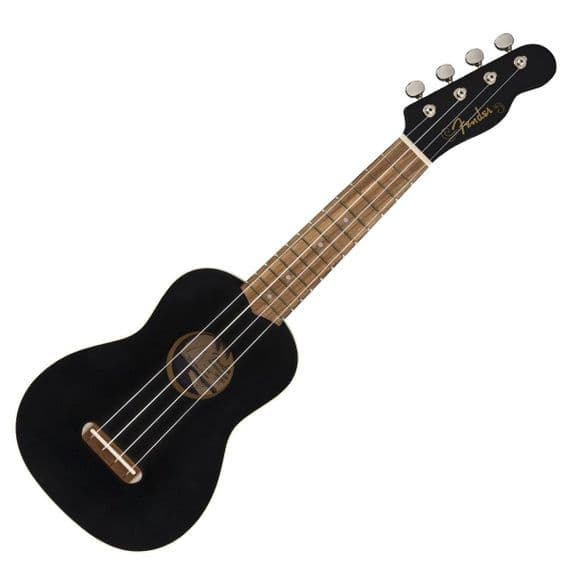 Fender Venice Soprano Ukulele, Black