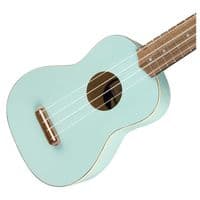 Fender Venice Soprano Ukulele, Daphne Blue